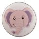 Baby Pink Elephant Ceramic Flat Cabinet Knob Online